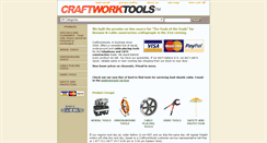 Desktop Screenshot of craftworktools.com
